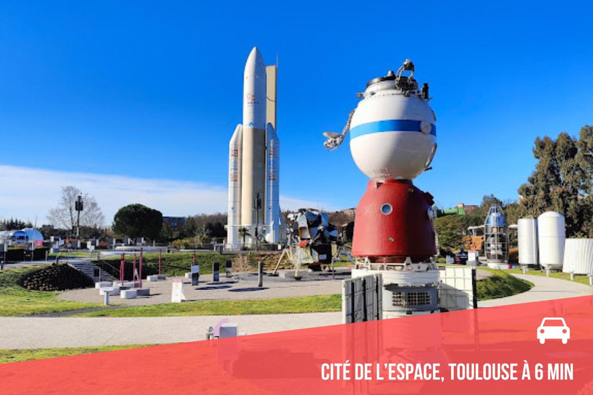 " Cote Parc " Cite De L'Espace - Balcon - Piscine Tuluza Zewnętrze zdjęcie